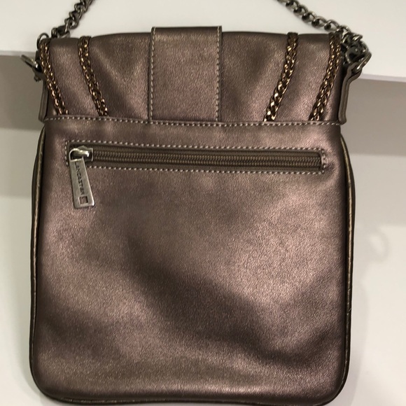 Crossbody metallic bronze copper LANCASTER - Picture 4 of 8
